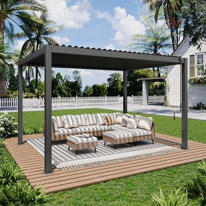 Outdoor Aluminum Pergola for Hotel Resort Commercial Project