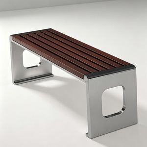 Solar-Powered Smart Bench for Outdoor Park Street Furniture Bus Stations