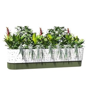 Modern Metal Garden Plant Planter Box for Outdoor Landscape