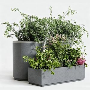 Custom Outdoor Metal Garden Planter Box Factory Supply for Street Square