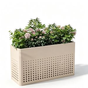 Outdoor Rectangular Stainless Steel Planter Box Supplier
