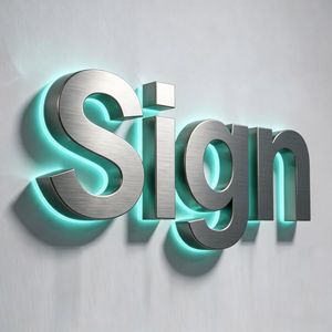 Waterproof UV Resistant Stainless Steel Made for Public Roadside Community Road Traffic Safety Sign