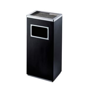 Durable Lightweight Commercial Hotel Stainless Steel Trash Can Collecting Rubbish Garbage Bin Metal Waste Bin for Waterproof Ral Colors Can Be Customization