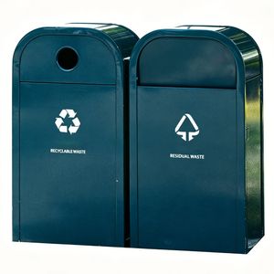 Weatherproof Outdoor Keeper for Rubbish Garbage Waste Trash Bin